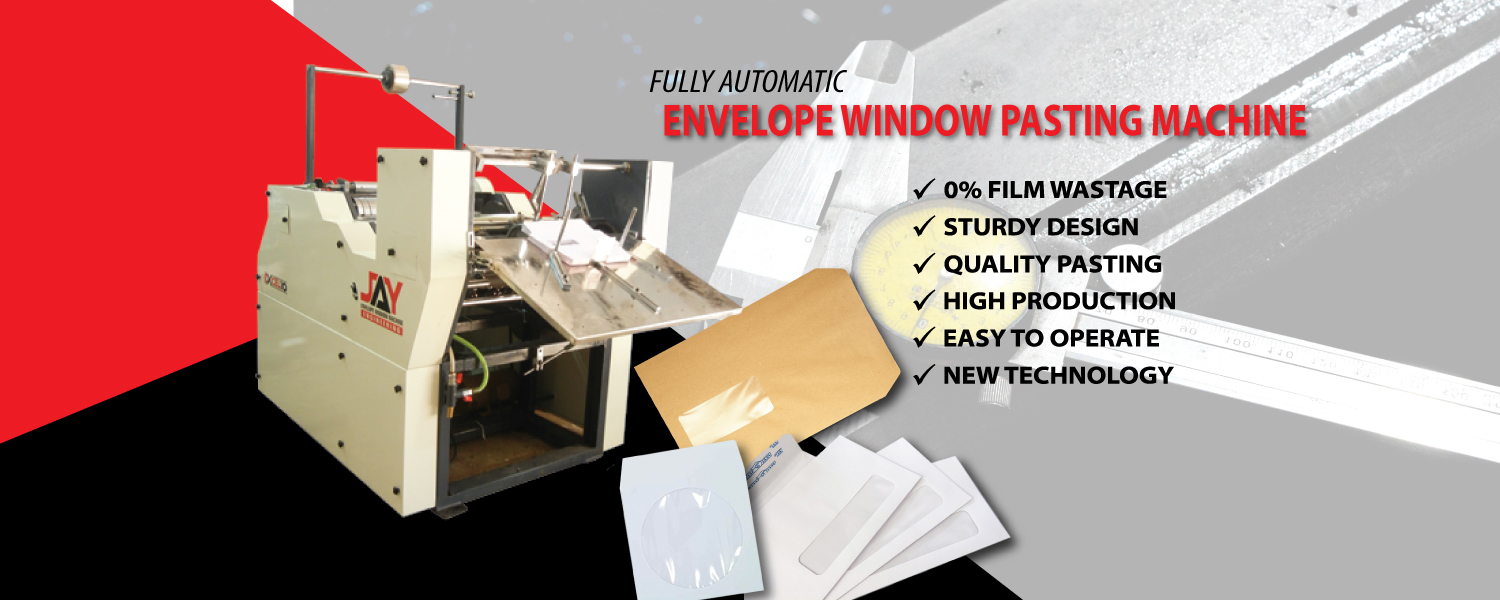Envelope Window Pasting Machin